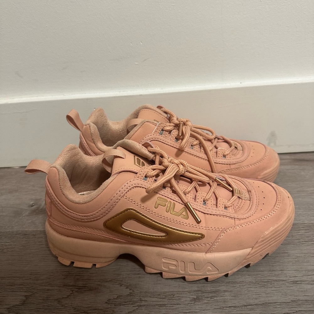 Pink Fila Sneakers